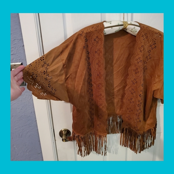 Fringed kimono jacket - Picture 2 of 4